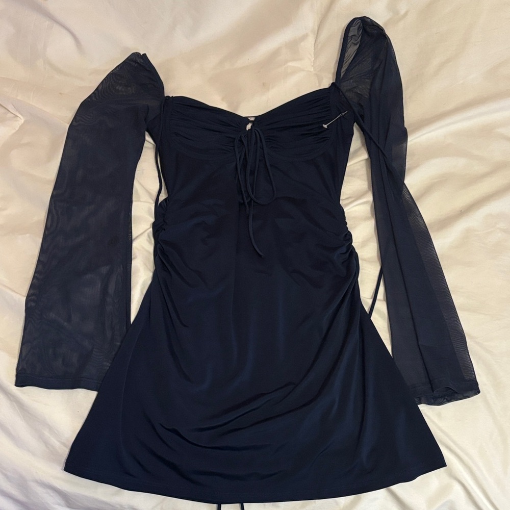 Lucy in the Sky Navy Long Sleeve Dress